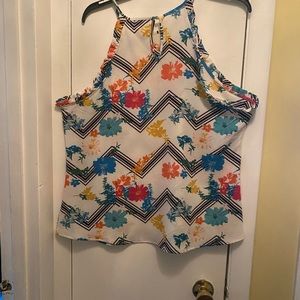 Lovely floral summer top new without tags. Brand Candie’s